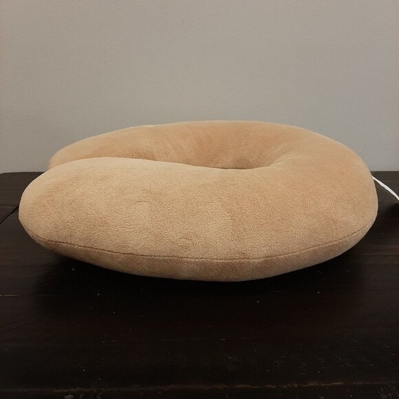 3/$20 Road Pro Neck Pillow Memory Foam Travel Beige Flexible Comfort Cushion - Picture 4 of 10